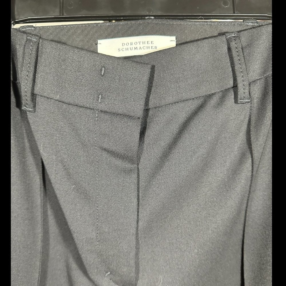 Dorothee Schumacher Virgin Wool Black Dress Pants (Sz 5) (EUC)